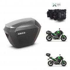 SHAD Suitcase trunk + mounting support sh23 alu suitcases KIT-482726