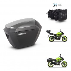 SHAD Suitcase trunk + mounting support sh23 alu suitcases KIT-482798
