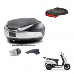 SHAD Trunk SH48 backrest cover + mounting bracket brake light KIT-482982