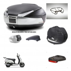 SHAD Baul SH48 tapa respaldo + soporte montaje accesorios KIT-482988