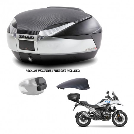 SHAD Trunk SH48 backrest cover + mounting bracket KIT-482989