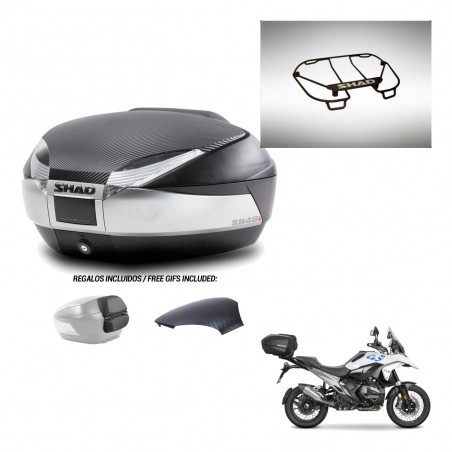 SHAD Trunk SH48 backrest cover + mounting bracket upper grill KIT-482993