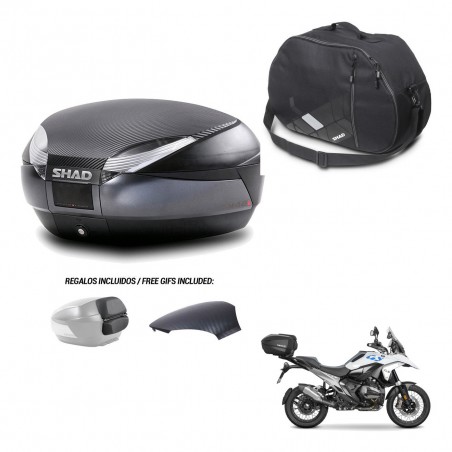 SHAD Trunk SH48 backrest cover + mounting bracket internal bag 49 L KIT-483015