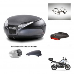 SHAD Baul SH48 tapa respaldo + soporte montaje accesorios 49 L KIT-483018