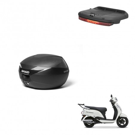 SHAD Baul maleta + soporte montaje luz de freno KIT-483026