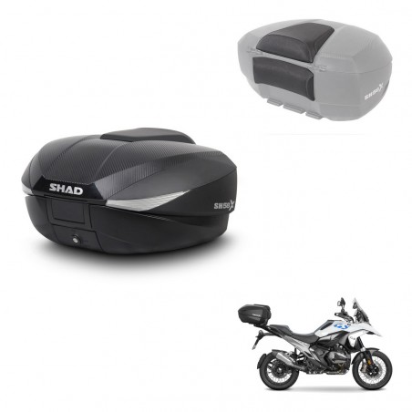 SHAD Baul SH58 + soporte montaje respaldo KIT-483053