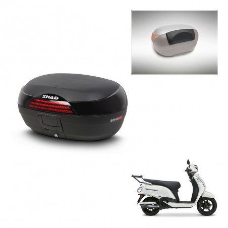 SHAD Trunk SH46 + mounting bracket backrest 45 L KIT-483101