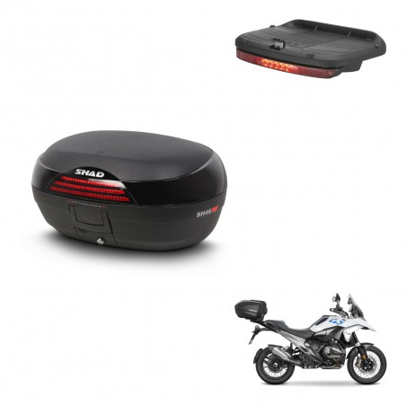 SHAD Trunk SH46 + mounting bracket brake light 45 L KIT-483114