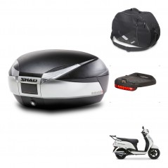 SHAD Baul SH48 + soporte montaje accesorios TITANIUM PREMIUM KIT-483143