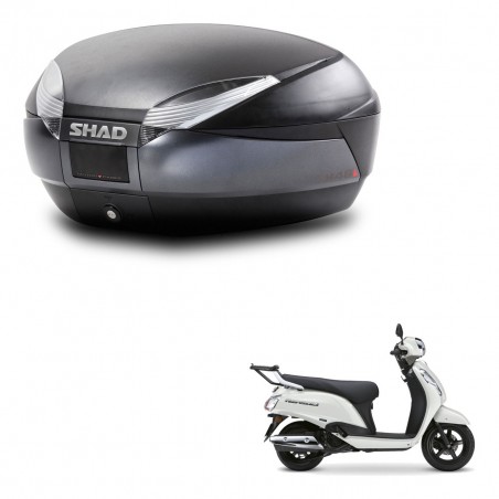 SHAD SH48 trunk + mounting bracket DARK GREY PREMIUM KIT-483164