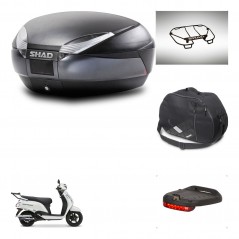 SHAD Baul SH48 + soporte montaje accesorios DARK GREY PREMIUM KIT-483171