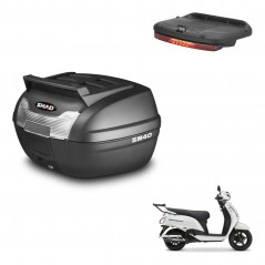 SHAD Baul SH40 parrilla superior + soporte montaje luz de freno KIT-483221