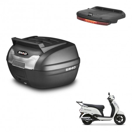 SHAD Baul SH40 parrilla superior + soporte montaje luz de freno KIT-483221