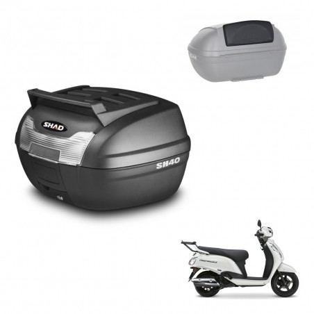 SHAD Trunk SH40 upper grill + mounting bracket backrest KIT-483222