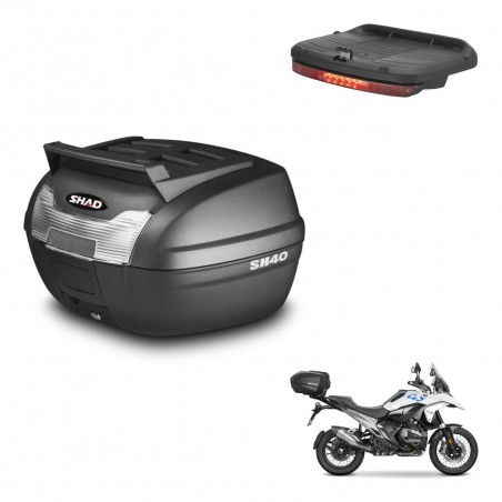 SHAD Baul SH40 parrilla superior + soporte montaje luz de freno KIT-483225