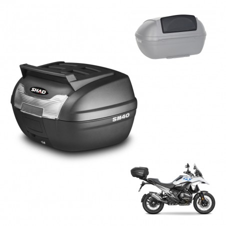 SHAD Trunk SH40 upper grill + mounting bracket backrest KIT-483226