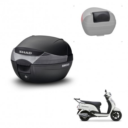 SHAD Baul SH33 + soporte montaje respaldo KIT-483234
