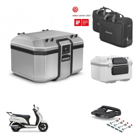 SHAD Baul trasero + soporte montaje parrilla accesorios KIT-483587