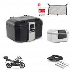 SHAD Baul trasero + soporte montaje parrilla accesorios TR48 TERRA BLACK EDITION KIT-484537