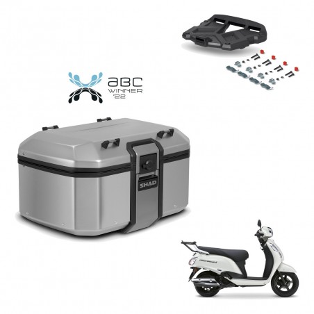 SHAD Baul trasero + soporte montaje parrilla TR55 TERRA KIT-484978