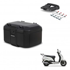 SHAD Rear trunk + mounting bracket grill TR55 TERRA PURE BLACK KIT-485858