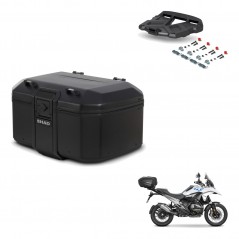 SHAD Rear trunk + mounting bracket grill TR55 TERRA PURE BLACK KIT-485860