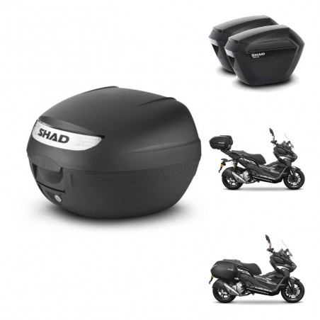 SHAD SH23 suitcases + mounting bracket SH26 trunk KIT-485884