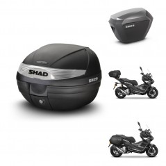 SHAD SH23 alu suitcases + mounting bracket SH29 trunk KIT-485889