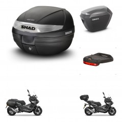 SHAD SH23 alu suitcases + mounting bracket SH29 trunk accessories KIT-485891