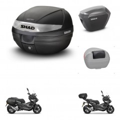SHAD SH23 alu suitcases + mounting bracket SH29 trunk accessories KIT-485893