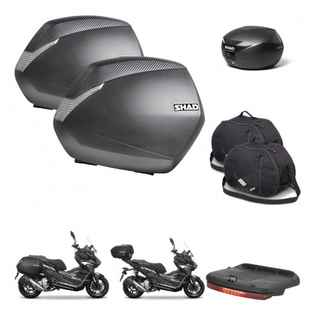 SHAD Baul maleta + soporte montaje maletas SH36 accesorios KIT-485927