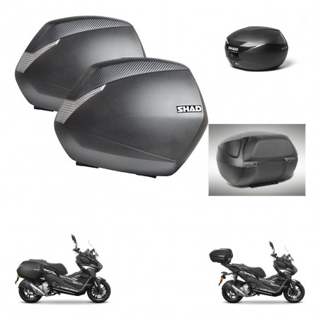 SHAD Baul maleta + soporte montaje maletas SH36 accesorios KIT-485932