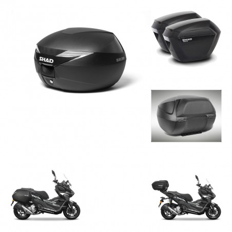 SHAD Maletas sh23 + soporte montaje Baul maleta accesorios KIT-485934