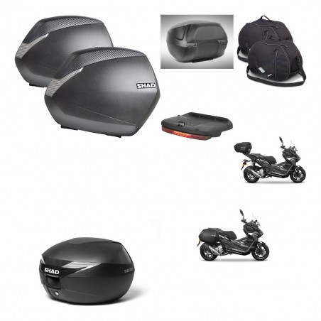 SHAD Baul maleta + soporte montaje maletas SH36 accesorios KIT-485939