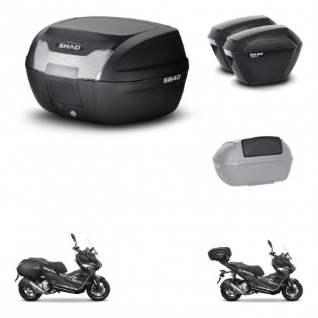 SHAD Maletas sh23 + soporte montaje baul SH40 accesorios KIT-485948