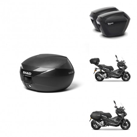 SHAD Maletas sh23 + soporte montaje Baul maleta KIT-485962