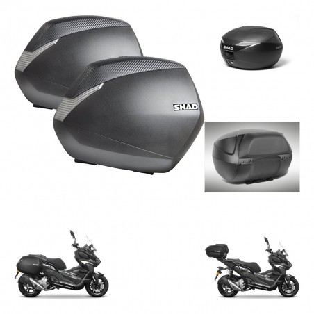 SHAD Baul maleta + soporte montaje maletas SH36 accesorios KIT-485972