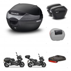 SHAD Maletas sh23 + soporte montaje baul SH33 accesorios KIT-485990