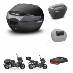 SHAD Maletas sh23 alu + soporte montaje baul SH33 accesorios KIT-485991