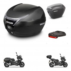 SHAD Maletas sh23 alu + soporte montaje baul SH34 accesorios KIT-485995