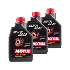 TUDETIC Kit de 3x Aceite Transmisión MOTYLGEAR HD 80W110 y 75W85 KT-139