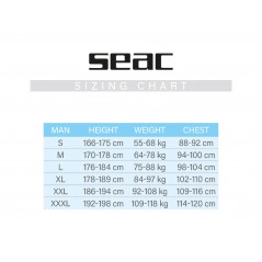 SEAC SUB Traje de buceo hombre EMOTION 1 5 MM 0010087014145A