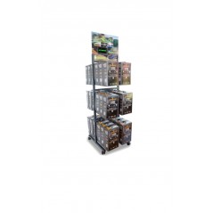 EUROROUTIER Display stand for 36 pairs, 50x70x190 cm 05149