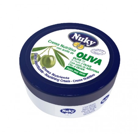 NUKY Crema corporal en lata con extracto de oliva 200ML 06084