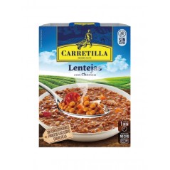 CARRETILLA Plato de lentejas con chorizo 103713