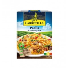 CARRETILLA Vegetable and chicken paella dish 103788