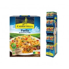 CARRETILLA Vegetable and chicken paella dish 103788