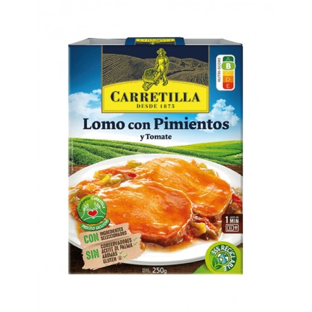 CARRETILLA Loin dish with peppers and tomato 103799