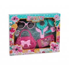 VARIOS Game set bag glasses movul mirror keys ASSORTED COLORS 24,50X31,50X5,50 16317