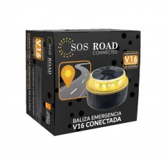 VARIOS Baliza luz de emergencia conectada y geolocalizada CONNECTED SOS ROAD V16 17915